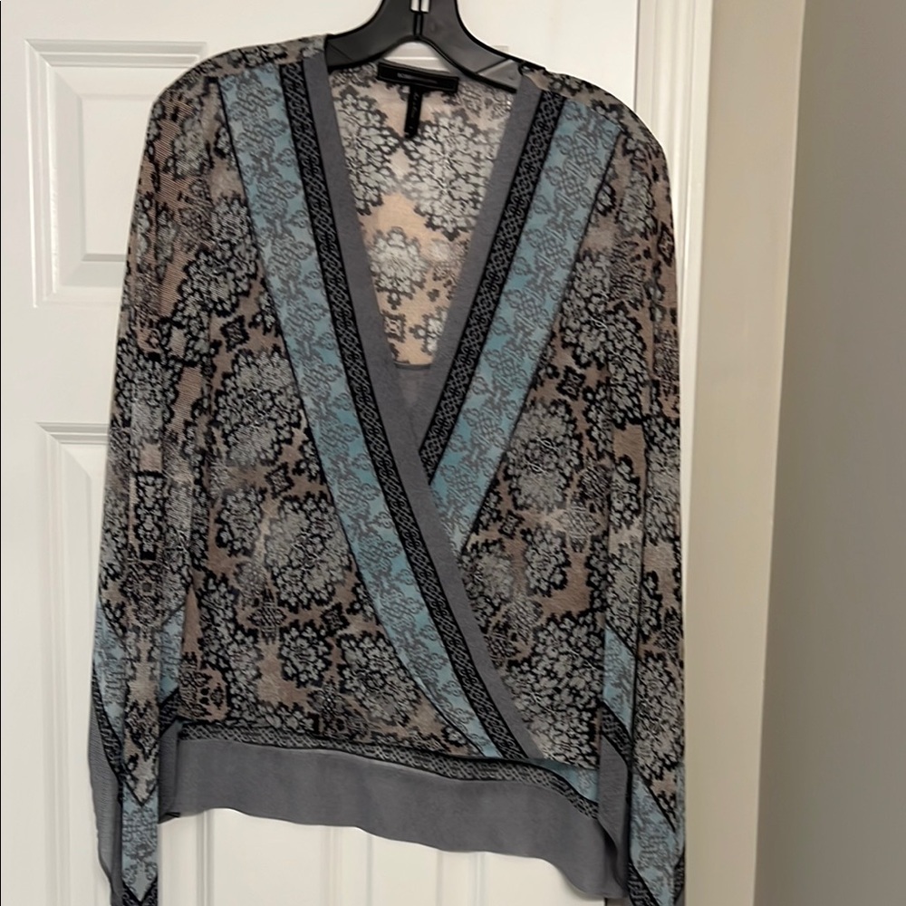 BCBGMaxAzria Floral Patterned Shawl